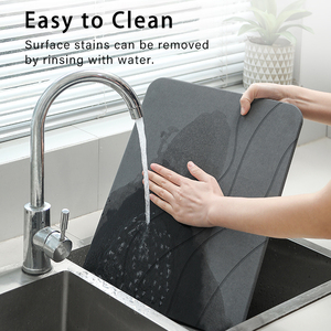 Tùy Chỉnh Nhà Bếp Truy Cập Mô Hình Rắn Đá Món Ăn Khô <span class=keywords><strong>Mat</strong></span> Nhanh Chóng Khô Đa Năng Nước Hấp Thụ Thảm Máy Làm - Product Image 4