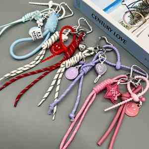 Nouveau Charm de Sac en Gros avec Visage Souriant, Pendentif de Sac, Porte-clés, Cordon, Pendentif pour Téléphone Portable, Accessoires de Porte-clés - Product Image 2