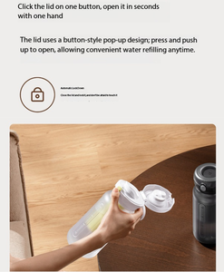 Vaso portátil a prueba de fugas, libre de BPA, de gran capacidad para gimnasio y actividades al aire libre. - Product Image 5