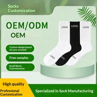 Chaussettes de sport personnalisées en coton avec logo brodé et motif sur mesure pour la vente en gros de marques – Direct Usine
