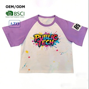 ผู้ผลิต ODM ระดับไฮเอนด์ เสื้อยืดผู้ชายสั่งทำพิเศษสีสันหรูหรา ลายกราฟฟิตี ปักลาย ปักลายปะติด ลายวาดมือ - Product Image 1