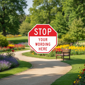 Panneau <span class=keywords><strong>Stop</strong></span> Personnalisé en Aluminium 12x12 Pouces - Réutilisable, Résistant aux Intempéries, Panneau de Signalisation Routière Réfléchissant à Vendre, OEM Accepté - Product Image 6