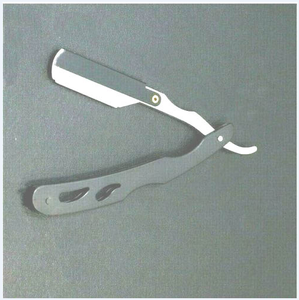 แฟชั่นคลาสสิกร้านตัดผมตรงมีดโกนร้านเสริมสวยโกนสีดำ - Product Image 1