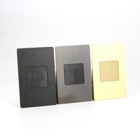 Tarjetas de Visita Inteligentes RFID NFC con Logotipo Impreso, Metálicas Doradas Personalizadas, Negras, Resistentes al Agua, Impresas con UV, 13.56MHz, Resistentes a la Intemperie