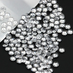 Vente en gros de pierres de zircone cubique de qualité 5A de forme ronde de plusieurs tailles - Product Image 1