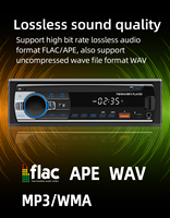 Radio para Auto Modelo 530, Reproductor MP3 con USB/SD/AUX, Audio AI, Receptor de Radio FM, Llamadas Manos Libres, Estéreo para Auto