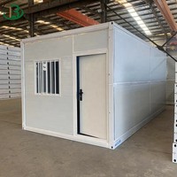Casa Container Pieghevole Prefabbricata con Balcone, Casa Modulare in Acciaio Impilabile per Campeggio e Resort
