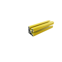 Profilé extrudé en aluminium anodisé 4040 couleurs personnalisé en gros Profilé en aluminium de décoration bleu