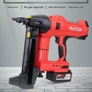 Aclamado clavo-pistola inalámbrica Nailtask DCCN100X2, pistola de clavos para concreto, pistola de clavos para carpintería - Product Image 2