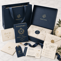 Invitation de mariage en acrylique transparente avec dorure à chaud, design personnalisé, découpe laser de luxe, enveloppe, emballage pour fête prénuptiale, solution OEM