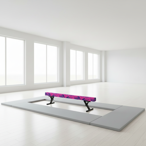 Planche d'équilibre réglable en acier pour enfants, pliable, écologique, équipement de gymnastique et d'entraînement sensoriel à poser au sol pour la maison - Product Image 3