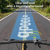 Sonnette de vélo TOSUOD personnalisable avec logo, étanche, en acier inoxydable 304, son fort, pour guidon de 22,2 à 31,8 mm, VTT, vélos de route, sécurité