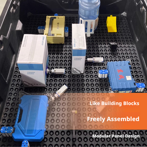 Tapete Modular de Nailon para Maletero de Sedán, SUV y Camioneta, Corte Personalizado, Antideslizante, Antivuelco, con Sistema de Bloqueo Rápido - Product Image 1