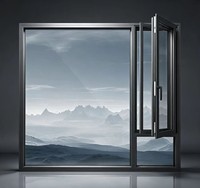 Fenêtres à battants en aluminium sur mesure certifiées CE, avec verre trempé double couche en acier inoxydable magnétique, pour chambre moderne