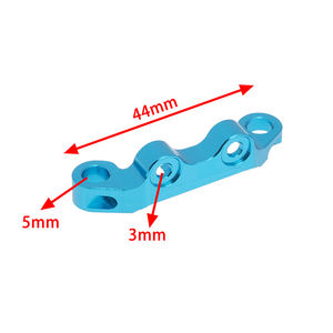 Soporte de Motor de nudillo de dirección para coche <span class=keywords><strong>Tamiya</strong></span> TT02, brazo de suspensión, actualización de aleación de aluminio, modelo RC - Product Image 5