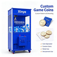 Machine à griffes de jeu d'arcade personnalisée OEM pour centre commercial, avec éclairage LED et logo sur mesure, jeu de griffes à prix