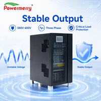 Système d'alimentation sans interruption (ASI) triphasé en ligne Powermerry Industrial 120 kVA 96 kW 380 V avec batterie au plomb-acide pour centre de données, applications médicales et alimentation de secours critique, conforme CE