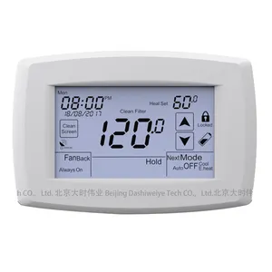 Custom Plastic Indoor Thermostat Enclosure Touch Screen 4.3 lcd Enclosure