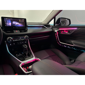 Luz Ambiental Interior Personalizada para Toyota RAV4/Wildlander LHD RHD, Tira LED Acrílica Symphony, Lámpara de Atmósfera, Venta de Fábrica - Product Image 4