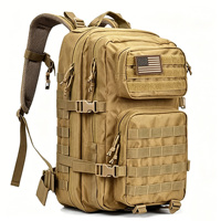Sac à dos tactique en denim 3P pour l'extérieur, multifonctionnel, grande capacité, camouflage, imperméable, pour le sport, l'alpinisme et le camping