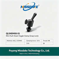 Série MSDK QLSNDM – Mini pince à pression QLSNDM08-01/NP/SUS QLSNDM12-01/03/NP/SUS pour dispositif de maintien d'automatisation FA