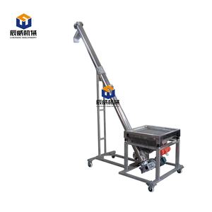 Butir Sekrup Auger Lift/Pasir Beton Sekrup Auger Conveyor/Fleksibel Shaftless Sekrup Auger Conveyor untuk Bubuk - Product Image 1