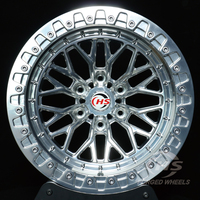 Jantes forgées Beadlock personnalisées polies tout-terrain 6X139.7 pour ATV/UTV Corvette Land Rover Chewy Silverado 1500 Ford F150 F350