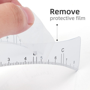 Regla Adhesiva para Mapeo de Cejas, Herramienta de Medición y Posicionamiento de Cejas para Suministros de PMU - Product Image 4