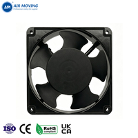 Ventilateur de refroidissement électrique à haut débit d'air AM12038H2 120x120x38mm 220V silencieux sans balais AC OEM/ODM avec pales en plastique