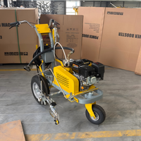 Machine de marquage routier à pulvérisation à froid avec pompe à diaphragme, équipement de traçage de lignes routières, machine de marquage pour autoroutes et parkings