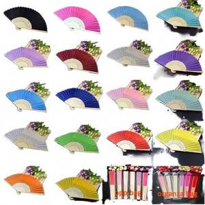 Éventail pliant en bambou personnalisé pour mariage et fête, prix d'usine, pas cher, fabriqué en Chine - Product Image 5