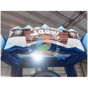 Jeu de lancer de neige <span class=keywords><strong>gonflable</strong></span> pour les festivals et événements d'<span class=keywords><strong>hiver</strong></span> - Product Image 3