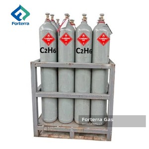 Fornecedor da China Gás refrigerante de alta pureza 99,5% R170 C2h6 Gás de etanol 12kg preenchido em cilindro de 40L - Product Image 1