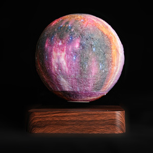 Lampe de table à lévitation magnétique avec planètes et lune flottantes - Product Image 2