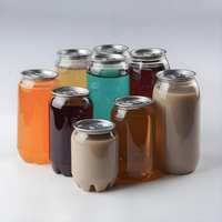 Boîte en Plastique de Haute Qualité en Gros 250 ml 330 ml 500 ml 650 ml pour Boissons, Canettes de Soda Transparentes Personnalisées