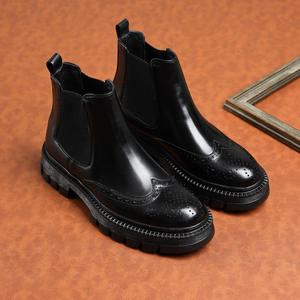 Nouvelles Chaussures Oxford en Cuir Imperméables Artisanales de Luxe Décontractées Britanniques pour Hommes – Idéales pour Mariage, Bureau et Tenues Professionnelles - Product Image 5