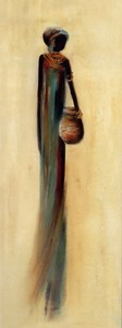 <span class=keywords><strong>Pintura</strong></span> <span class=keywords><strong>de</strong></span> Alta Calidad <span class=keywords><strong>de</strong></span> Mujeres Negras Africanas Semidesnudas sobre Lienzo, Arte <span class=keywords><strong>de</strong></span> Pared Decorativo para el Hogar, Retrato en Lienzo - Product Image 5