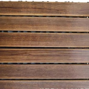 Baldosas de Madera Modernas con Recubrimiento de Aceite, Lisas, Entrelazadas, 300 x 300 mm, Ranuradas, Impermeables para Exteriores - Product Image 2
