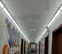 Profilé d'extrusion en aluminium triangulaire noir anodisé avec diffuseur givré pour éclairage de plafond en cloison sèche, fourni par l'usine