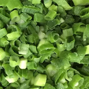 Sinocharm BRC approvato cipolla verde congelata IQF prezzo all'ingrosso di alta qualità verdura stagionale taglio congelato cipolla verde congelata
