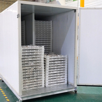 Déshydrateur alimentaire commercial AIM et four de séchage de la viande Pompe PLC Construction en acier inoxydable Garantie 1 an Pompe à chaleur de cabinet 11500W
