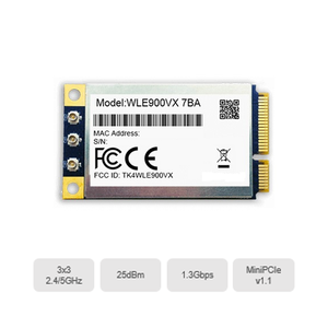 Compex <span class=keywords><strong>qca9890</strong></span> wle900vx I Temp 7CA cấp công nghiệp 85C 3*3 802.11ac Dual Band đài phát thanh minipcie mô-đun - Product Image 2