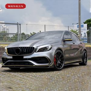 Kit de carrocería de gran oferta para mercedes-benz Clase A W176 actualización <span class=keywords><strong>AMG</strong></span> <span class=keywords><strong>A45</strong></span> difusor de rejilla de parachoques trasero delantero difusor trasero - Product Image 5