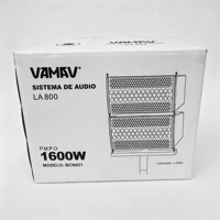 Système audio professionnel VAMAV LA 800, enceintes colonne actives PA, 18'', 800W, pour scène, DJ, bars, événements, concerts, amplificateur de puissance