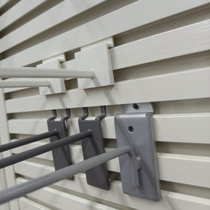 Ganchos de exhibición de venta al por menor de plástico de acero metálico de alta calidad, colgador de Slatwall Metal, proveedor de ganchos de cascada de cartón - Product Image 3