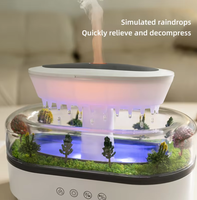 Diffuseur d'huiles essentielles à flamme de luxe, humidificateur ultrasonique à brume froide portable 200ml+ pour la maison, l'hôtel, le SPA, vente en gros OEM
