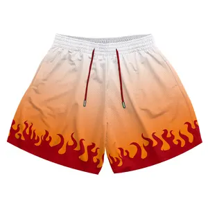 Lưới thể thao mặc chỉ Mens Don quần short bóng rổ với logo bán buôn nhanh chóng thêu thể thao Polyester quần short nam