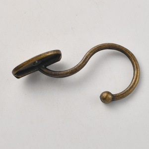 Antique Style Wall Mount <b>Coat</b> Hook Zinc Alloy Bronze Finish Bathroom Clothing Storage Hook Round Shape B261 - Product Image 3