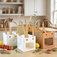 Sacs en papier cadeau avec poignée Flexiloop récupérable, emballage de marchandises pour la vente au détail dans les supermarchés