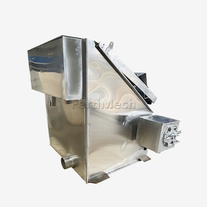 Équipement de séparateur de déshydratation en spirale de fumier de mouton et de porc de vache solide-liquide semi-automatique - Product Image 1